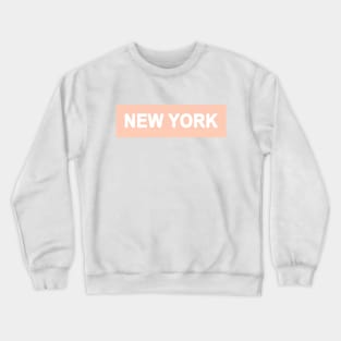 Salmon New York Crewneck Sweatshirt